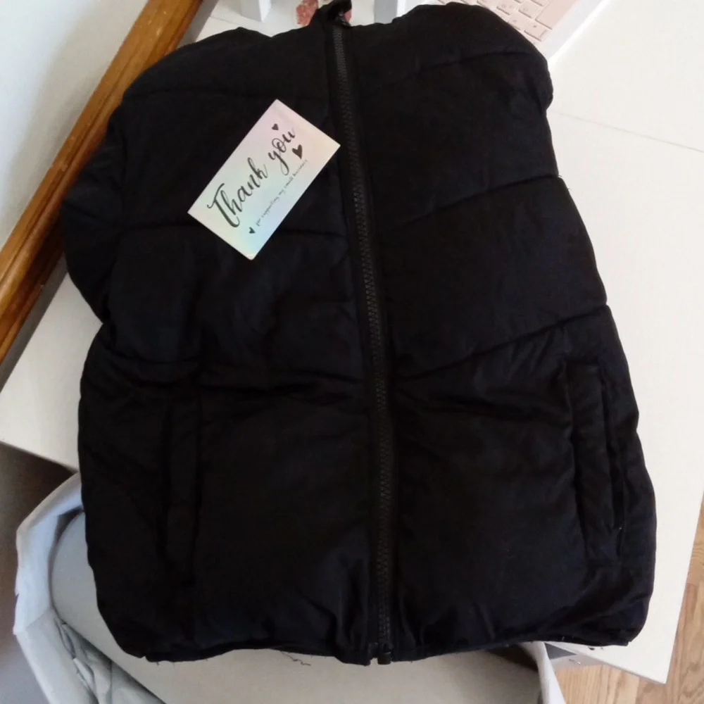 SwissTech Kids Black Hooded Puffer Jacket Coat Warm Winter Size 4T